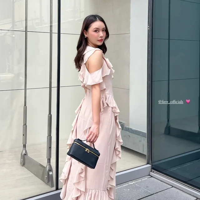 Firrr Dreammy Off Shoulder Ruffle Dress (alternate)