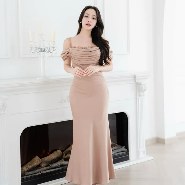 Pirunya LD21 Brown Long Dress  thumbnail 2