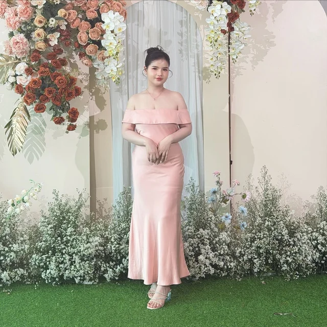 Pirunya Long Dress LD17 Pink thumbnail 2