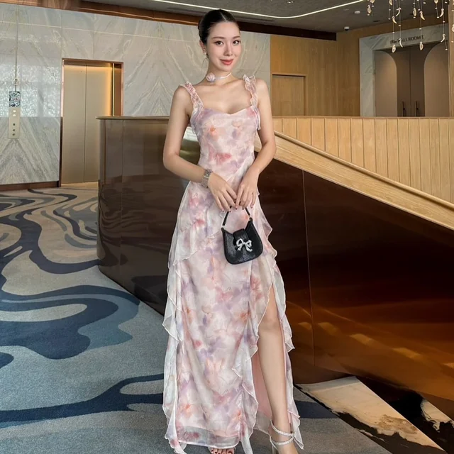 Firrr Sarah Peony Long Dress (alternate)