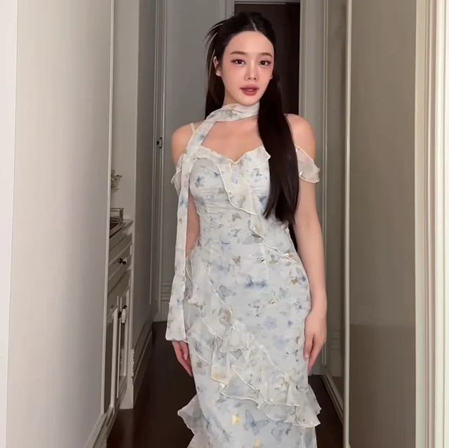 Firrr Sarah Long Dress (alternate)