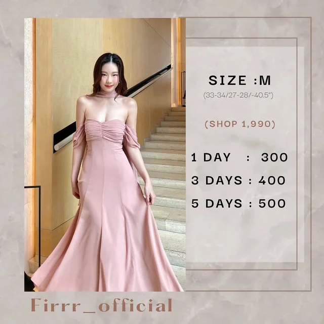 Firrr Jess Pink Long Dress