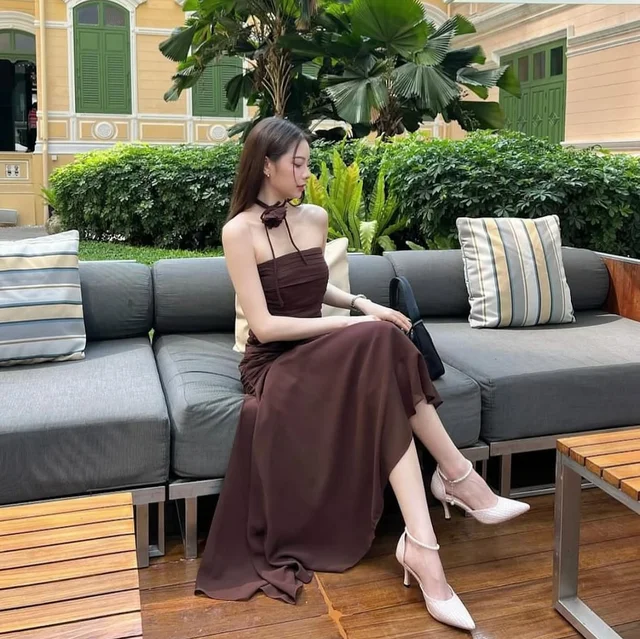 Firrr Jamie Dark Brown Dress  thumbnail 2