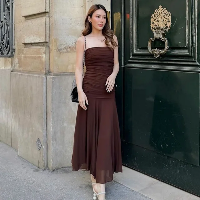 Firrr Jamie Dark Brown Dress  thumbnail 3