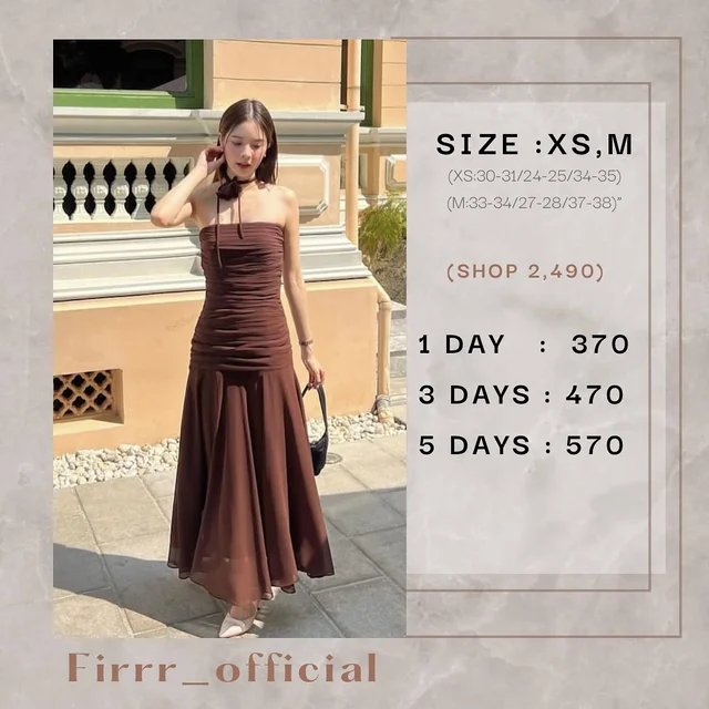 Firrr Jamie Dark Brown Dress 1