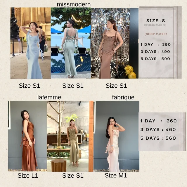 รวมชุดเดรสยาว Missmodern Lafemme Fabrique Long Dress 1