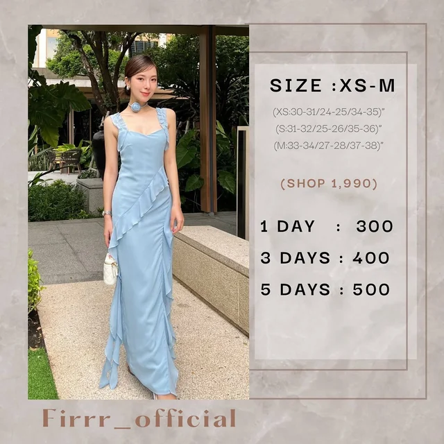 ชุดราตรีโทนฟ้าน้ำเงินหลากสไตล์  Blue  Navy Dress Collection (alternate)