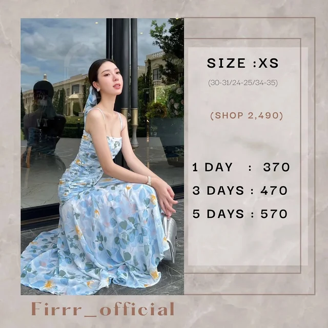 ชุดราตรีโทนฟ้าน้ำเงินหลากสไตล์  Blue  Navy Dress Collection thumbnail 3