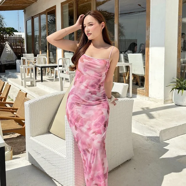 FABRIQUE CO fabrique flair dress Long Dress  thumbnail 3