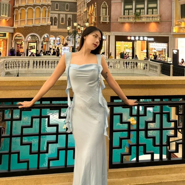 Missmodern official Cowl Neck Long Dress  thumbnail 3