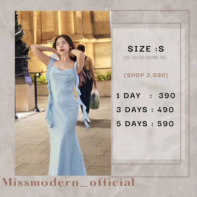 Missmodern official Cowl Neck Long Dress