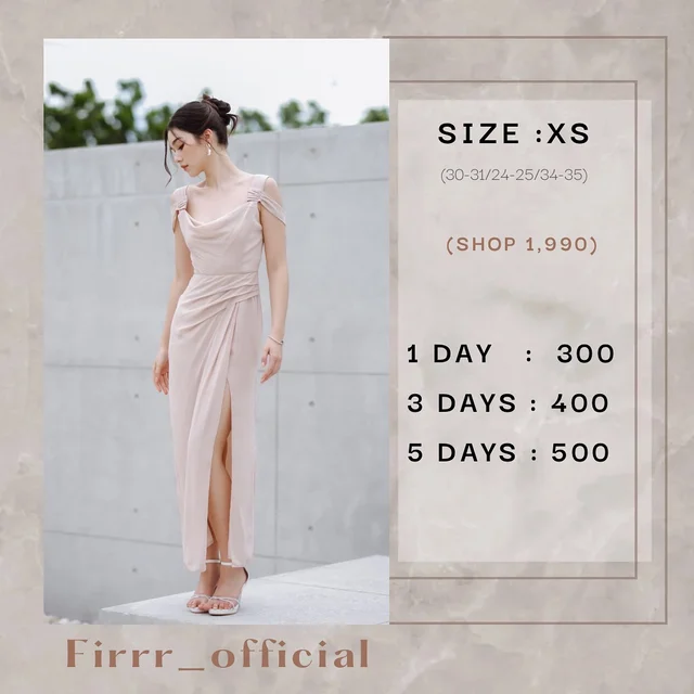 Firrr Lola Beige Long Dress
