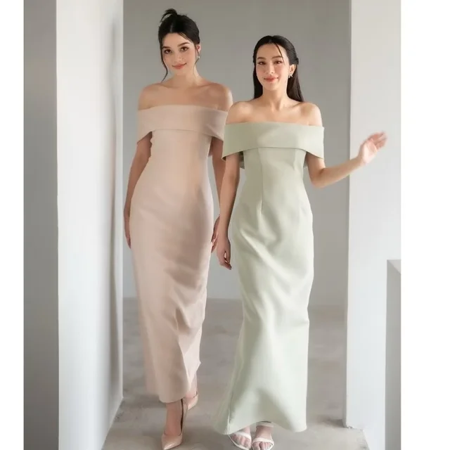 Firrr official Long Dress Off Shoulder thumbnail 2