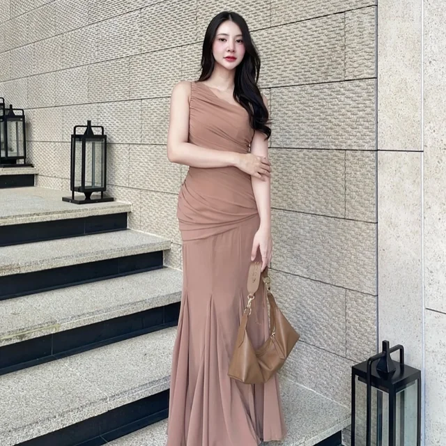 Firrr Official One Shoulder Ruched Dress  thumbnail 4