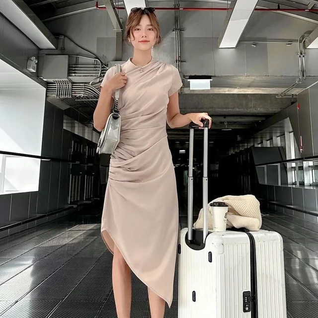 ชุดราตรี Firrr official ทรงรูดข้าง  Midi Dress  thumbnail 2
