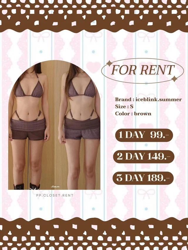 iceblink summer Leia Swim Collection ชุดว่ายน้ำ 3 ชิ้น
