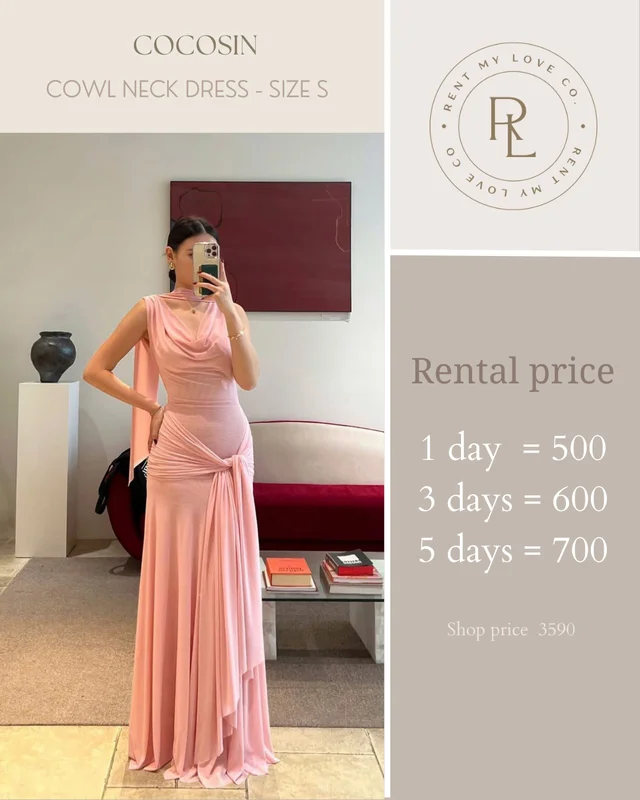 Cowl Neck Dress 1