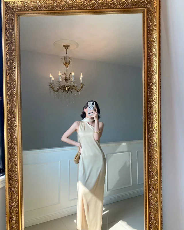 Nude Twist Elegant Gown 1