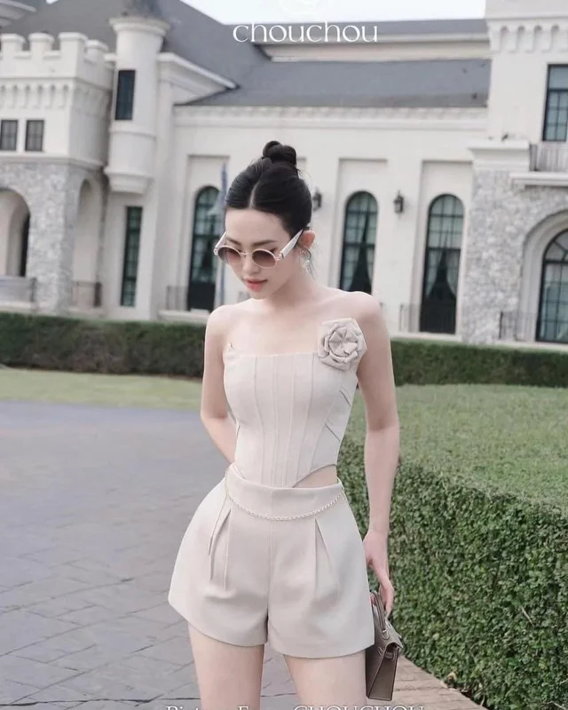 เซ็ตเกาะอกครีมหรูหวาน Two-Piece Set thumbnail 4
