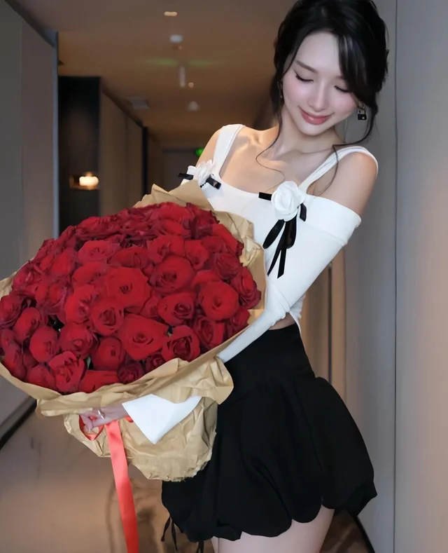 TRANALI – เซ็ตท็อปไหล่ตกกระโปรงบอลลูน (alternate)