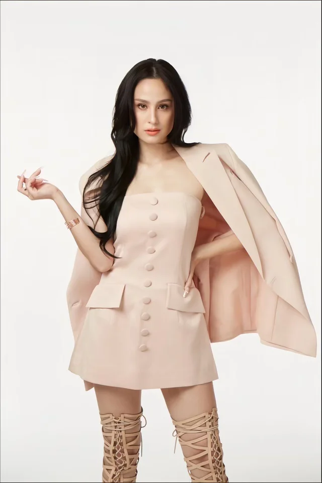 Soft Pink Blazer Dress Set (No.204) thumbnail 1