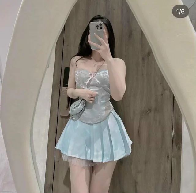Silver Corset Mini Dress thumbnail 4