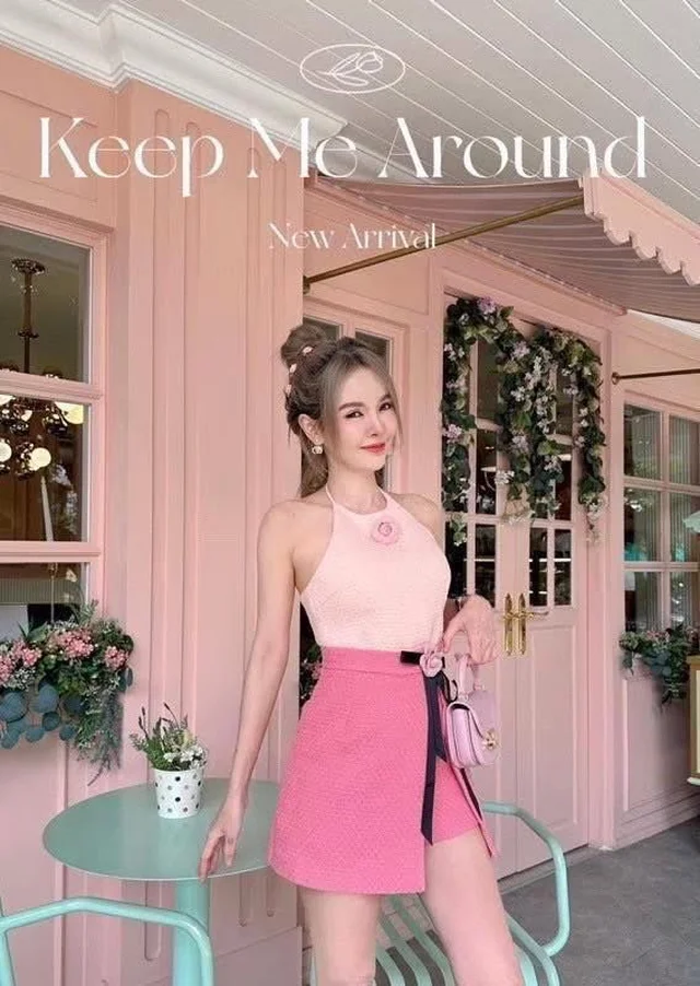เดรสชมพูทูโทน สไตล์หวานคุณหนู (alternate)