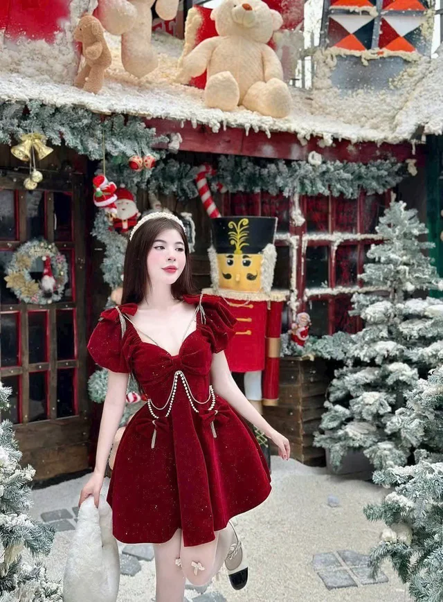 Ruby Velvet Princess Dress (alternate)