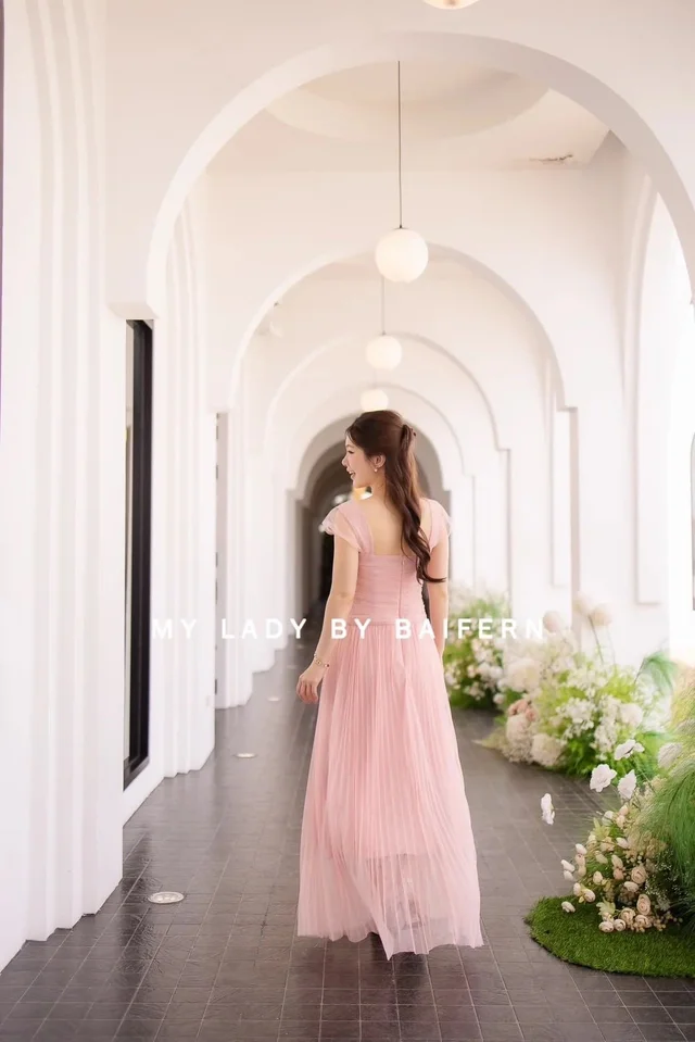 Lady by Baifern เดรสยาวพาสเทลหวานละมุน thumbnail 4