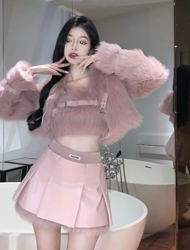 ชุดเซ็ตทูพีซชมพูหวาน สไตล์ลูกคุณแฟชั่น thumbnail 4