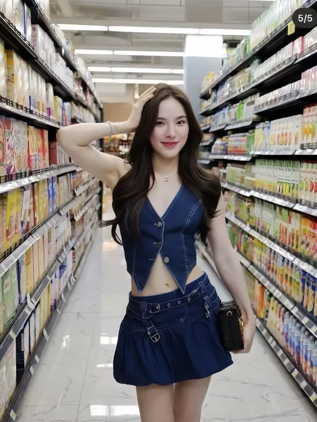 เดรสยีนส์ทูพีซแซ่บเท่ Mini Dress