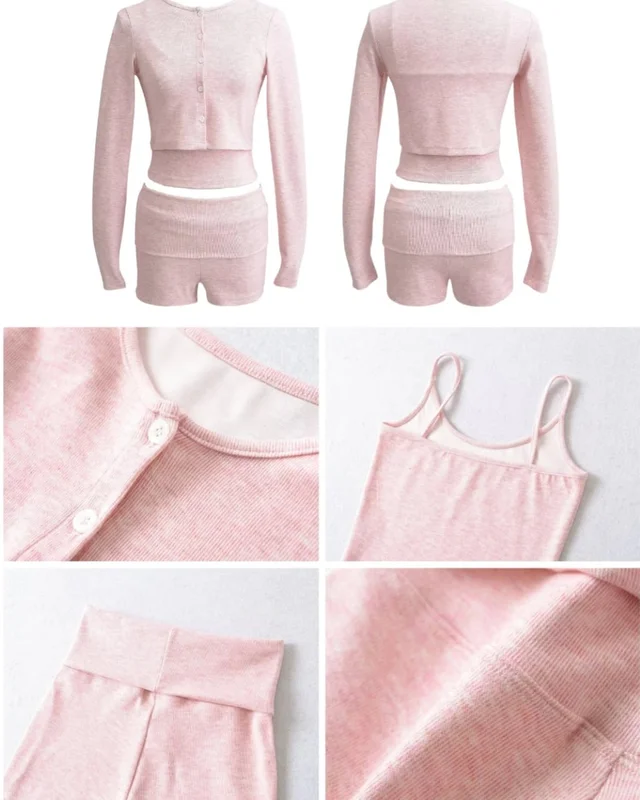 Bellin Closet ชุดเซ็ต 3 ชิ้น สีชมพู (alternate)