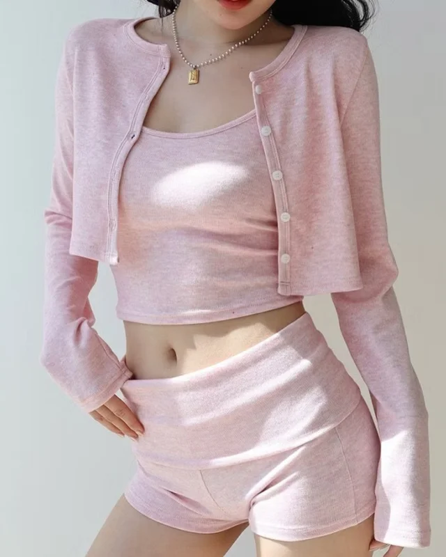 Bellin Closet ชุดเซ็ต 3 ชิ้น สีชมพู thumbnail 3