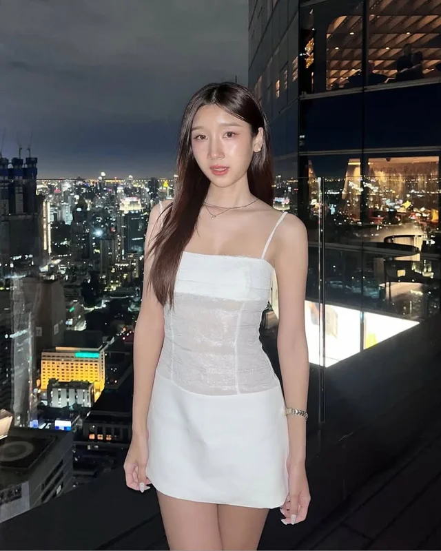 เดรสสั้น Giltmon สีขาว thumbnail 3