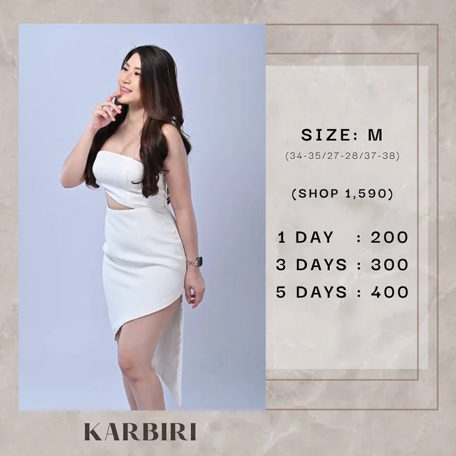 เดรสสั้นเกาะอก Karbiri Mini Dress 1