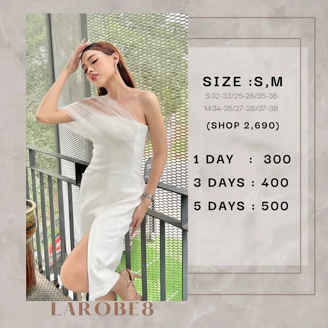 Larobe8 One Shoulder Midi Dress