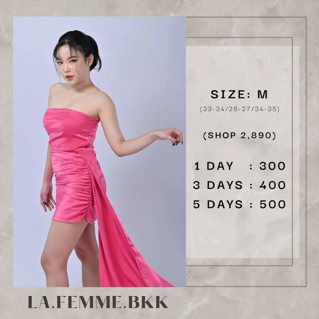 ชุดราตรีสั้น LA FEMME BKK