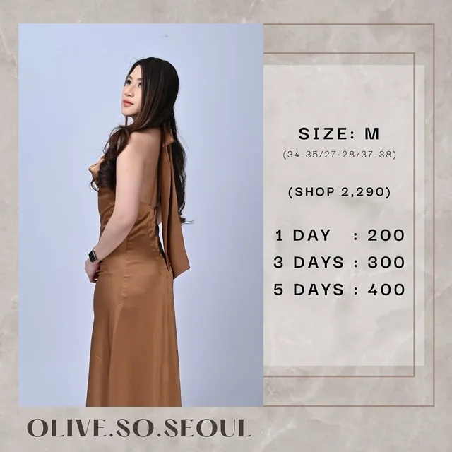 OLIVE SO SEOUL Long Dress  thumbnail 1