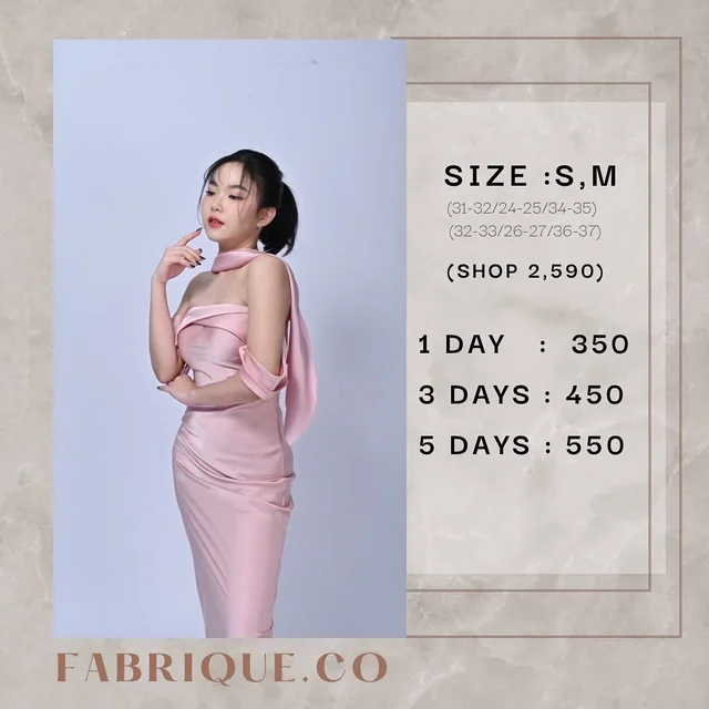 FABRIQUE CO Draped Long Dress