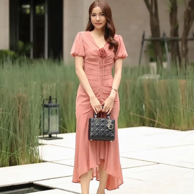 Firrr Midi Dress ระบาย thumbnail 4