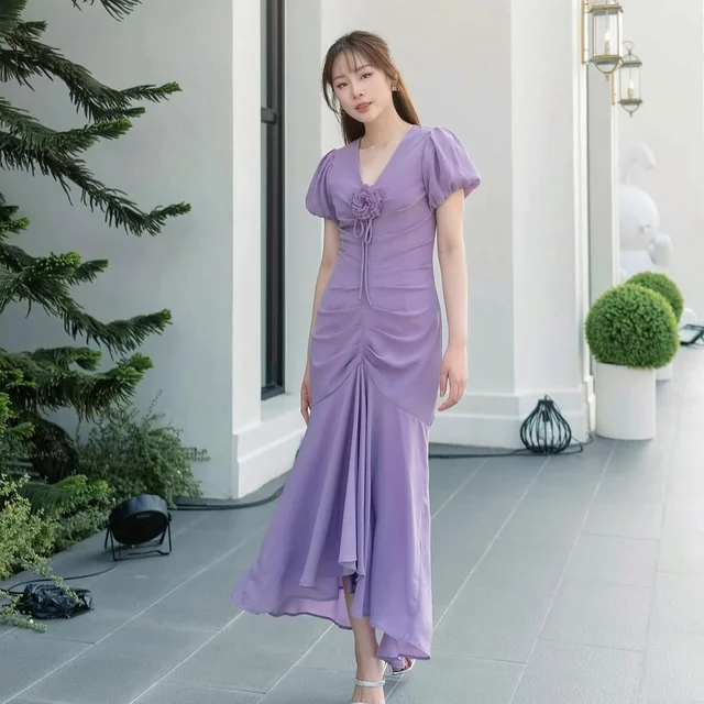 Ruffle Midi Dress Firrr official thumbnail 3