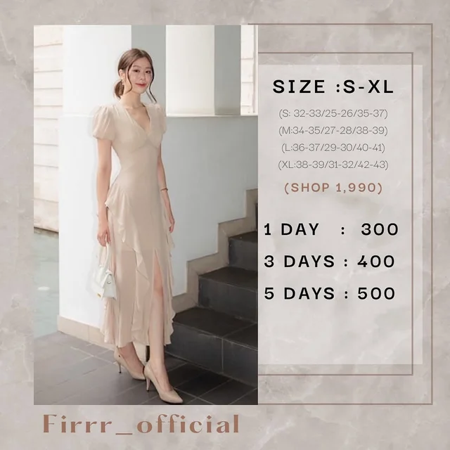 Firrr Ila Layered Midi Dress Beige