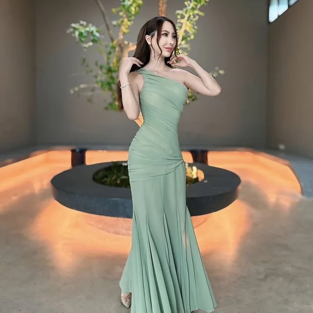 Firrr Jassie One Shoulder Long Dress  thumbnail 2