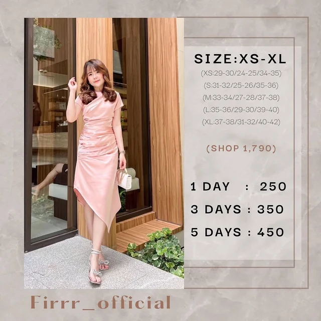 Firrr Official Draped Ruched Midi Dress