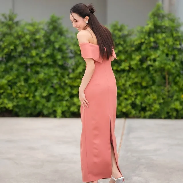 เดรสยาว Off Shoulder Firrr Ploy Dress thumbnail 3
