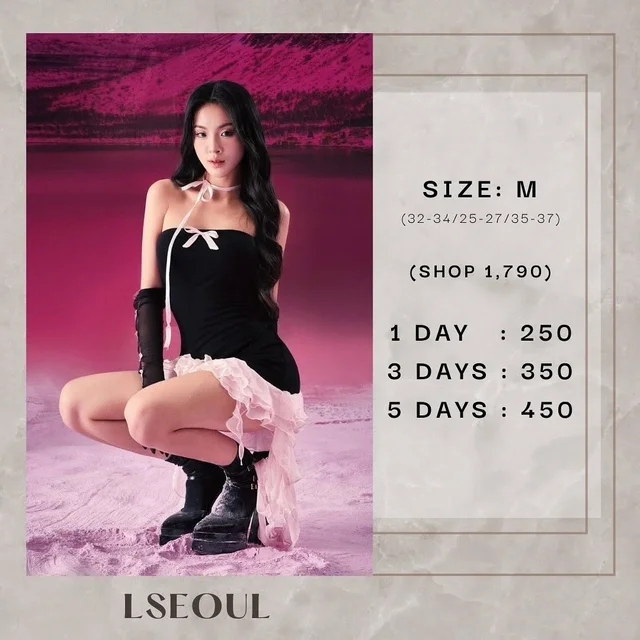 LSEOUL Mini Dress ชุดเวียดนาม