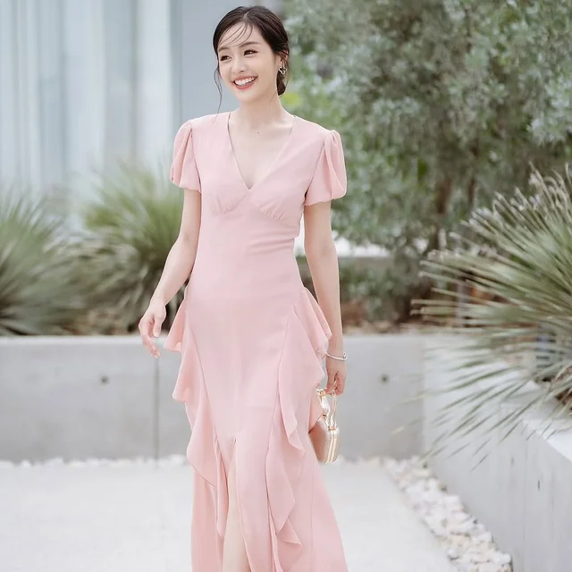 ชุดราตรี Firrr official  Ila Pink thumbnail 2