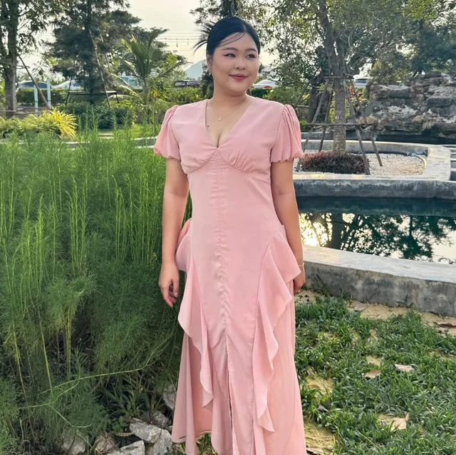 ชุดราตรี Firrr official  Ila Pink thumbnail 4