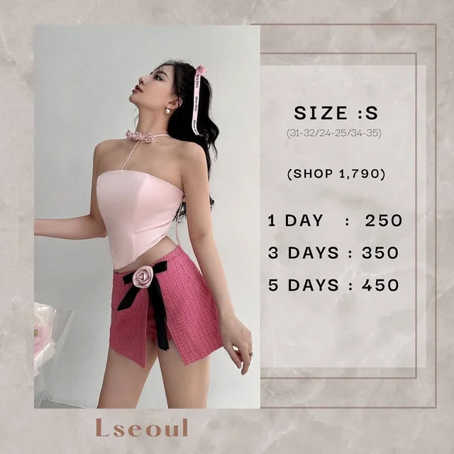 Lseoul Two Piece Set – ชุดเวียดนาม (Size S)