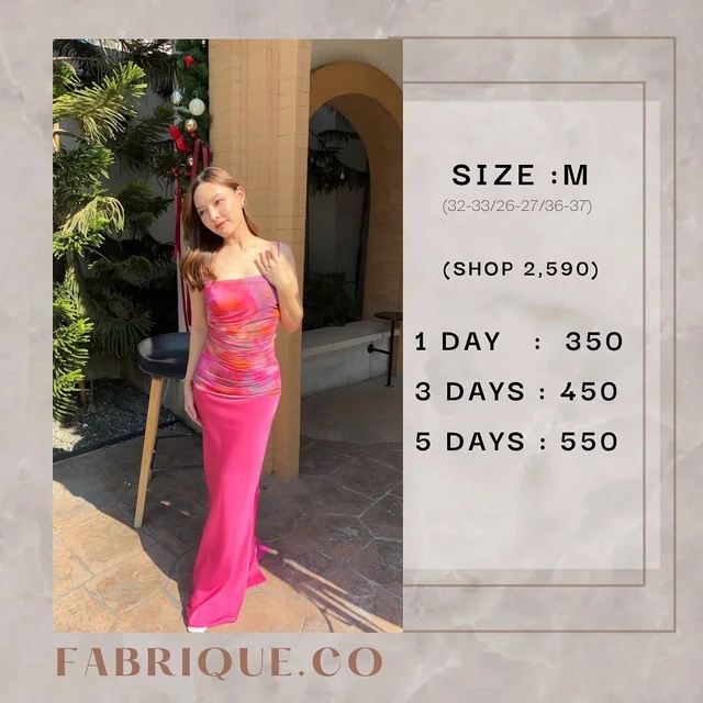 Fabrique.co Strapless Long Dress